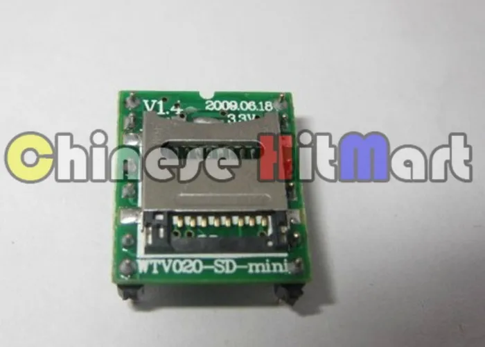 Мини MP3 звук голоса SD карты модуля плеер для PIC WTV020-SD-16P звуковой датчик SD карты Модуль пик 2560 для UNO R3 10 шт./лот# J299