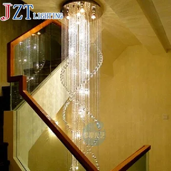 

Modern LED Mini Crystal Pendant Light Lamp Fixtures For Staircase Dining Room Bar with AC 90 to 260V LED KINGDOM LIGHTING