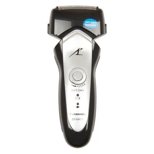 Panasonic ES-GA21-S820 Электробритва, Тройная бритвенная система, Режим турбоочистки Sonic, Сухое / влажное бритье, Выдвижной триммер, Возможность влажной чистки