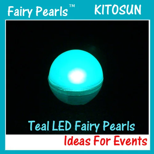 Teal LED Fairy Pearls