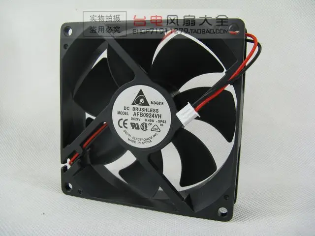 Для delta 9025 9 см 9225 92*92*25 мм afb0924vh 24 в 90 мм вентилятор 0.4a преобразователь частоты двойной шар вентилятор охлаждения
