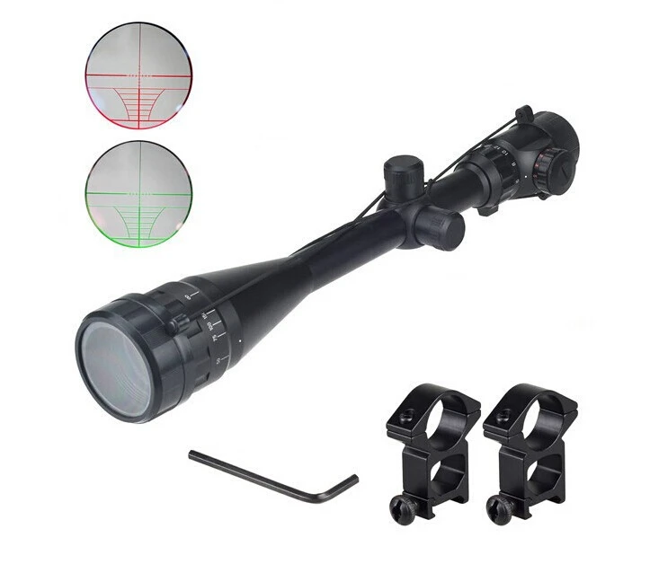 

Free Shipping 6-24x50 AOE Riflescope R&G illuminated Riflescope Reticle Shotgun Rifle Sniper Gun Scope For hunting