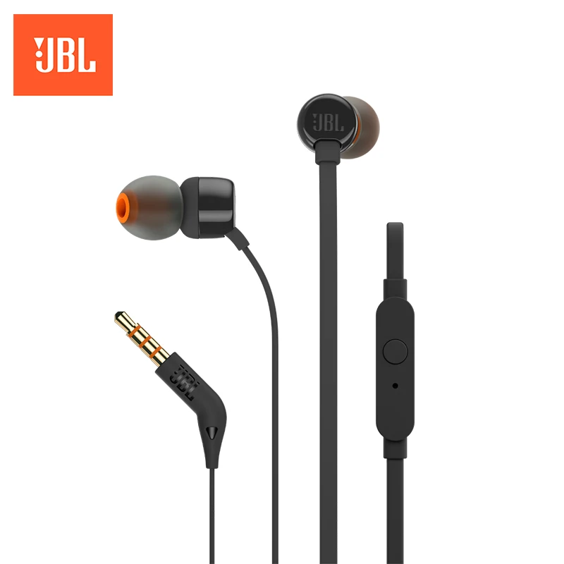 Внутриканальные наушники с микрофоном JBL T110