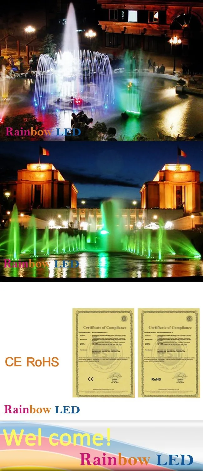 Conduziu a Luz do Baralho 6 24 w Luz Subterrânea Led Inground Quente Branco Vermelho Verd Azul Rgb Ip68 Ac85265 v - 12 6 inground light