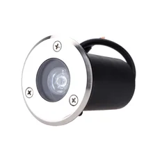 

New IP68 Waterproof 3W AC85-265V/DC12V LED Outdoor Ground Garden Path Floor Underground Buried Yard Lamp Spot Landscape Light