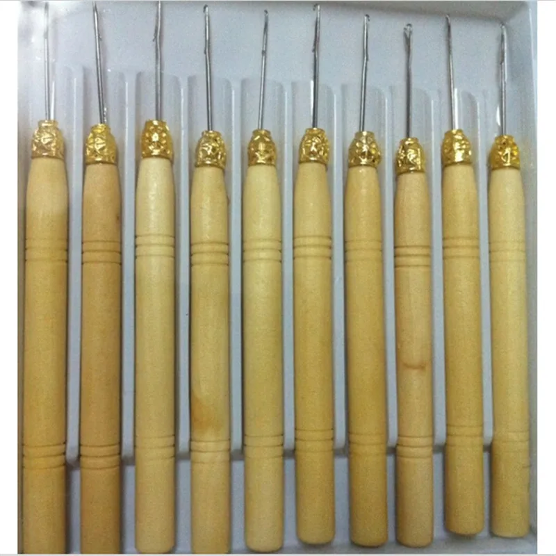 

10Pc Pulling Hook Needle Craft Lock Hair Extensions Carpets Making Latch Hook Needle Craft Lock Carpets Making Latch Hook Needle