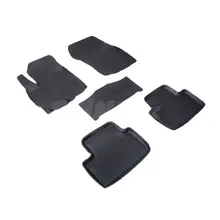 Для Mitsubishi ASX 2010- резиновые коврики с высокими бортиками Seintex 82186