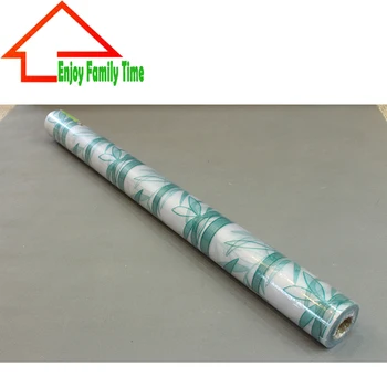 

Green Bamboo PVC Decorative Stained Glass Window Film Fashion Convenience Static Cling Window Film 60cm*5M Raam Folie A Roll