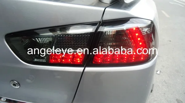 2008-13 лет для Mitsubishi Lancer Exceed светодиодный задняя фара черного Дымчатого Цвета SN