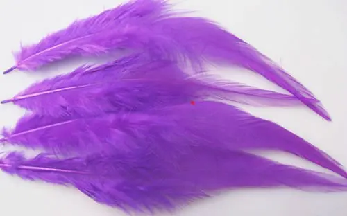 Free Shipping Hot sale Mixed Color 4-6'' 200pcs/lot Schlappen Rooster Hackle Feather