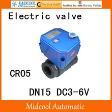 CWX-25S нержавеющей стали моторизованный шаровой клапан 1/" DN15 управления вода угловой клапан DC3-6V 2 варианта провода CR-05