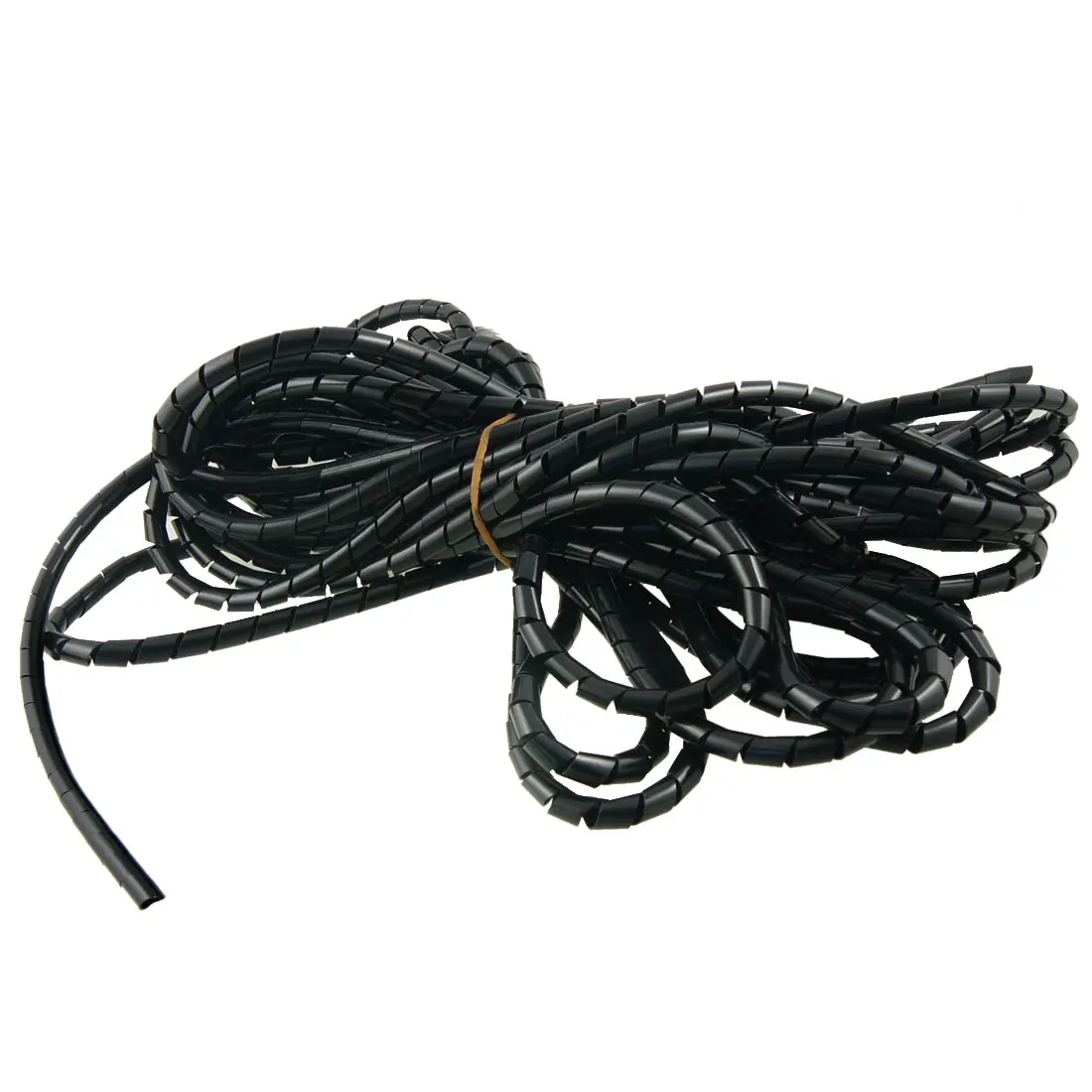 B x1 8mmx15M Black Uxcell Od 8 мм диаметр Pe спиральный обмоточный провод компьютерный управляющий шнур. | 10 м | 11,5 М | 12 м | 15,6 м | 15 м | 3 м - Цвет: B x1 8mmx15M Black