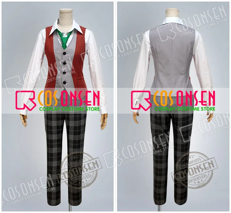COSPLAYONSEN Ансамбль Звезд Wataru Хибики Косплей Костюм синий полный набор