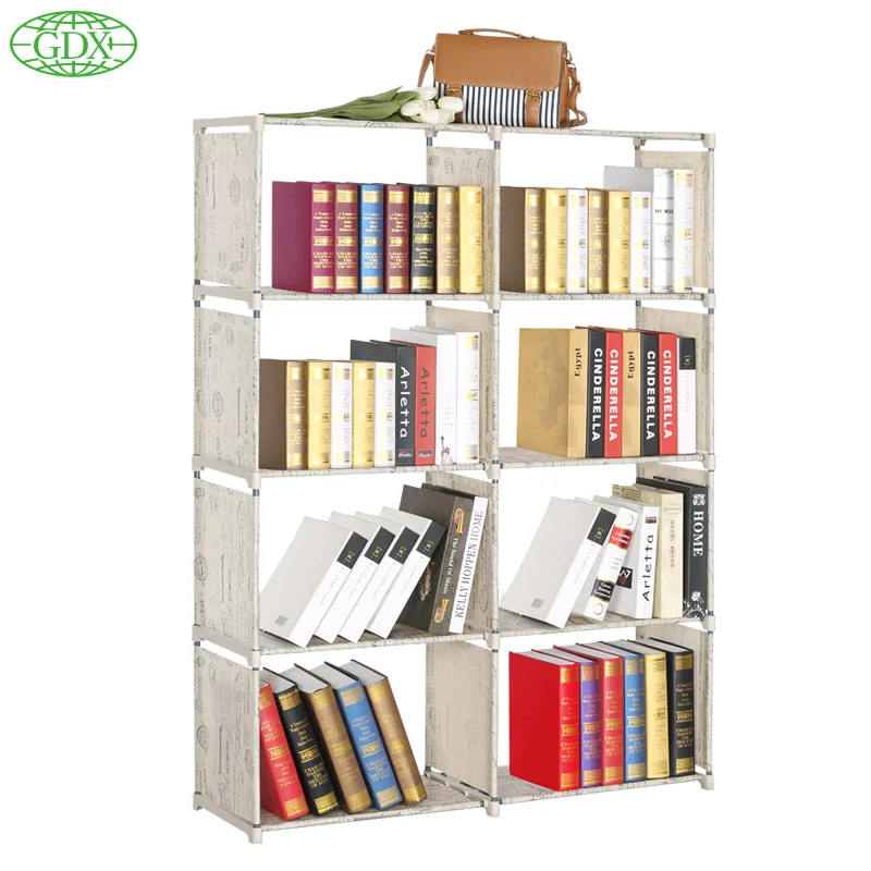 GDX Brand New 5 layers Bookcase Assembled modern bookshelf shelf