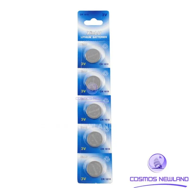 Оптовая продажа 1 лот/100 шт. = 20 пакетов CR1616 DL1616 L11 L28 BR1616 5021LC ECR1616 литиевый элемент 3 В монет Батарея, cosmosnewland