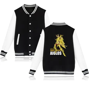 

Anime Print Gold Saint Seiya Long Winter Jacket Woman Plus Size Clothing Shirts in Winter Coat Women Elegant XXS-4XL