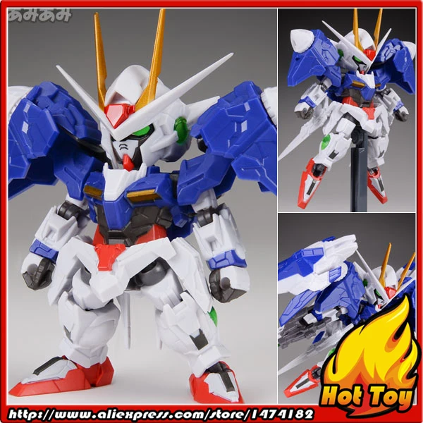 100% Оригинальные BANDAI NXEDGE стиль [MS блок] фигурку-00 Gundam и 0 Райзер набор от" mobile Suit Gundam 00"