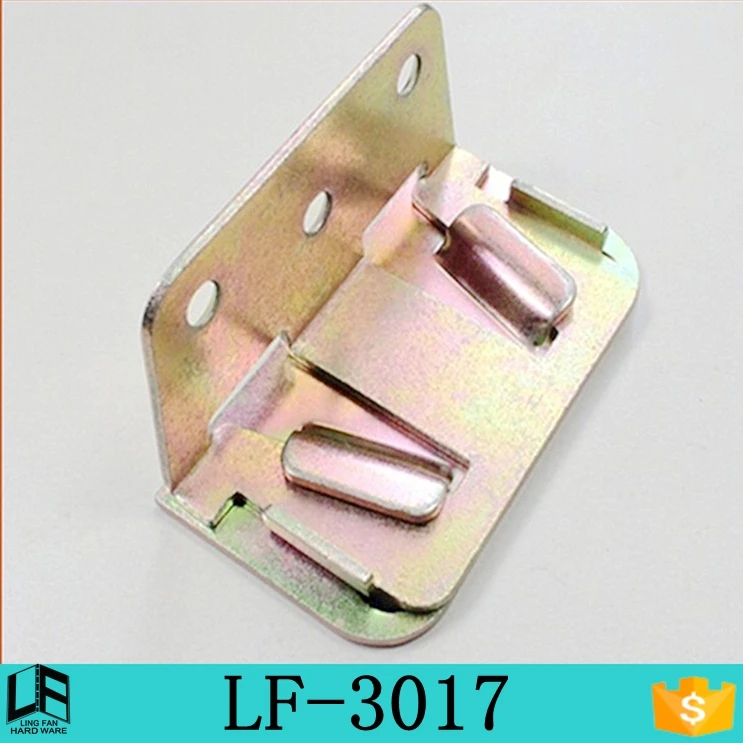 New design Bedroom Furniture Metal Bed Frame Folding U Shaped Bracket