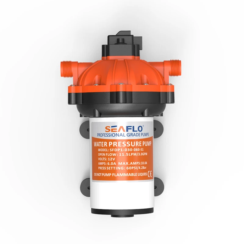 Wholesale SEAFLO 12V 10A 60PSI Water Pump Diaphragm Boat Marine