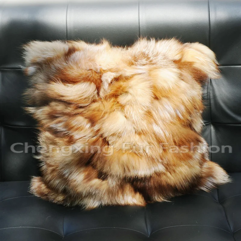 CX-D-52 45X45 см чехол для подушки из лисьего меха