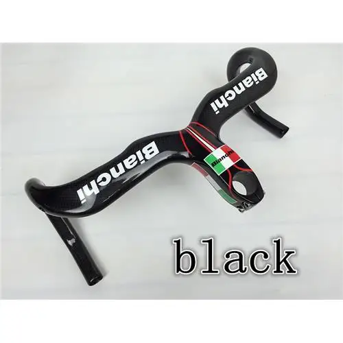 Full Carbon Handlebar Stem Integrated Bianchi Handlebars Custom Bicycle