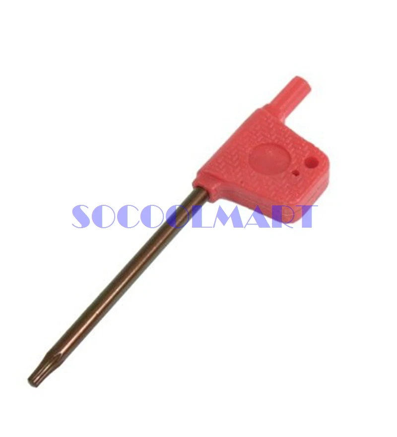 20 шт. 3.3 длинные T9 Torx Бургундия Пластиковые Тип флаг ключ гаечный ключ