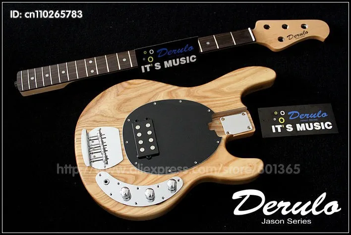 DIY электрическая бас-гитара комплект болт-на твердой американской пепельницы тела MX-999