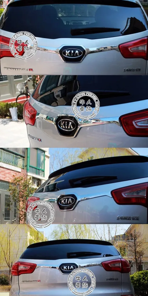 Для Kia Sportage 2010 2011 2012 2013 ABS Хромированная задняя дверь крышка багажника отделка внешней формовки наклейки
