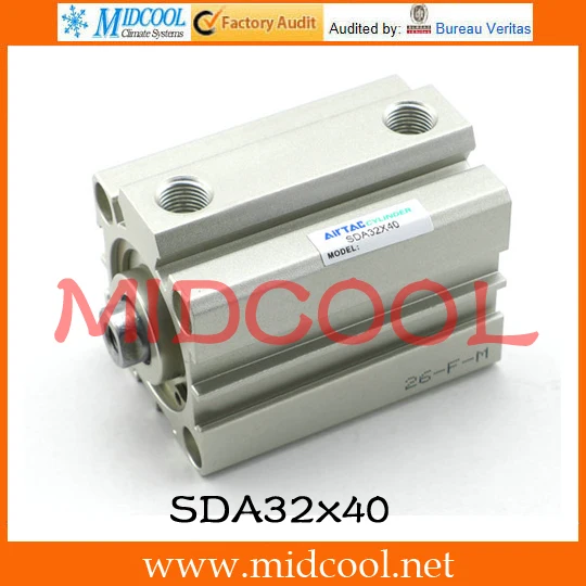 Оригинальный AirTAC Компактный цилиндр ПДД Серии SDA32x40|cylinder gy6|cylinder deskcylinder plastic |