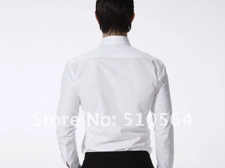 Горячая Распродажа мужская хлопковая рубашка на заказ Свадебная рубашка белая черная рубашка на пуговицах