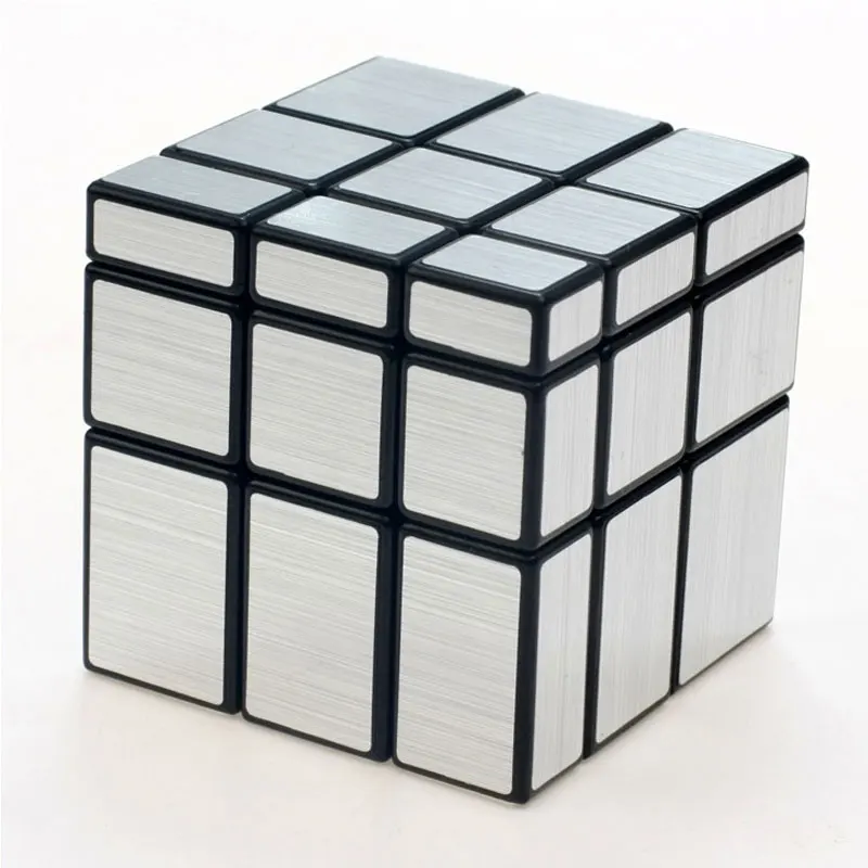 ShengShou зеркальный волшебный куб профессиональный 3x3x3 Золото и серебро cubo magico головоломка скорость Классические игрушки