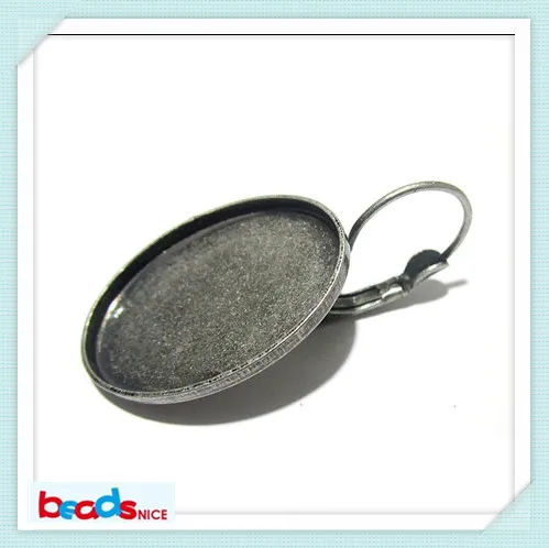 Beadsnice ID12111 элегантный подарок Античная Бронза уха кабошон основы diy 18x25 мм серьги Овальный для нее