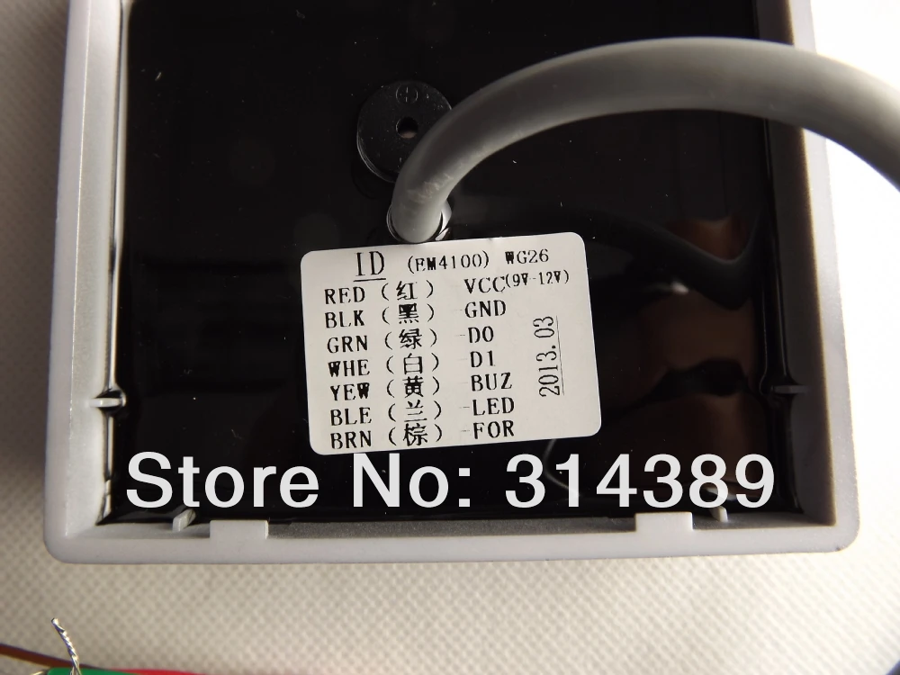 13,56 МГц Wiegand26 двойной светодиодной 9 V 12 V epoxy packagedrf бесконтактных Mifare1 микросхемой чипом микропроцессорные карты читателя
