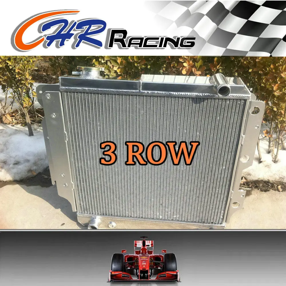 for JEEP WRANGLER YJ/TJ 2.4L 4.2L 87 06 3 ROW/TRI CORE FULL ALUMINUM