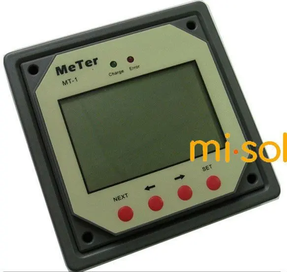 Misol/Дистанционное метр ЖК-дисплей дисплей (MT1) для солнечной регулятора (для duo батареи два аккумулятора)