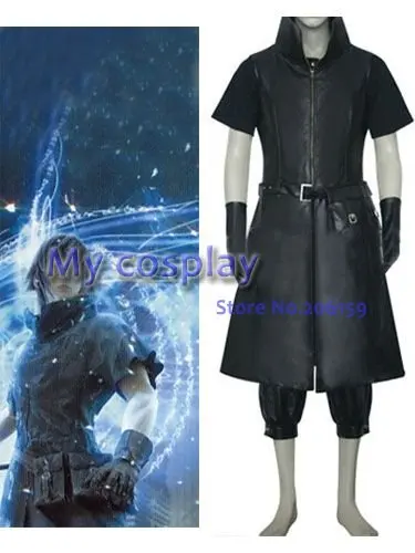 Аниме Фигура Final Fantasy Косплэй Versus XIII одежда для маскарада для мужчин Хэллоуин японский Косплэй пальто прохладный черный Костюмы