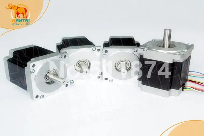 Большой Двигатель! Wantai 4 шт. Nema34 85BYGH450D-007 890oz-in 94 мм 2A ce rohs iso ЧПУ мельница Cut лазерный гравер Пластик машины