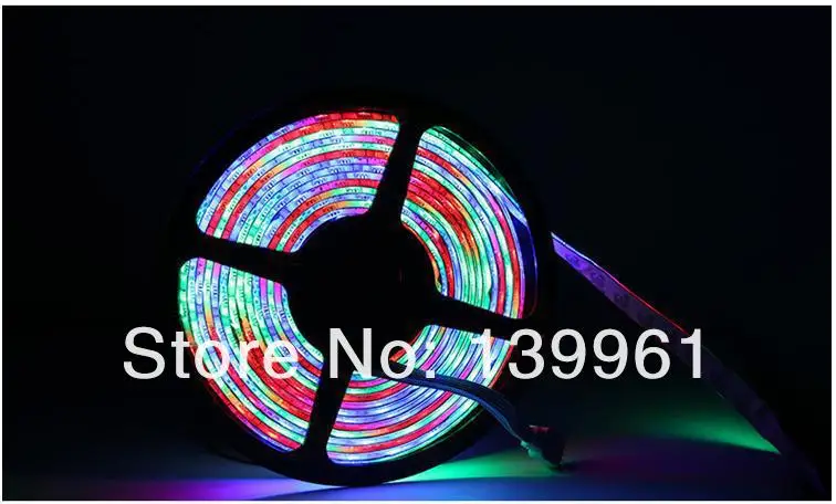 5 м/лот DC12V 5050 SMD 54Led/м скачки цветных (RGB) светодиодных лент