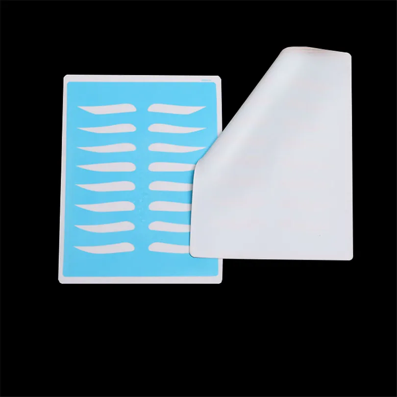 Tattoo Permanent Practice Skin 10 Sheets Blue Eyebrow Makeup Cosmetic Supply For Beginners And Experienced Artists