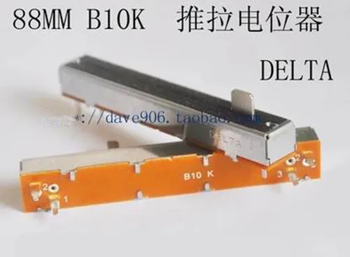 Special Offers Free Shipping!! DELTA / 88MMB10K / mixer fader / straight slide potentiometer / Aspect 8MM /Electronic Component Special Offers Free Shipping!! DELTA / 88MMB10K / mixer fader / straight slide potentiometer / Aspect 8MM /Electronic Component