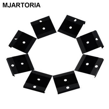 

MJARTORIA 20PCs Display Card Fit Snap Buttons Black Lint Plastic 4.2x4cm DIY AccessoriesFor Gifts Making For Men Women DIY