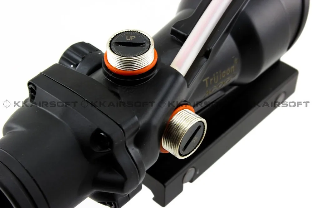 ACOG страйкбол 1x32 Red Dot оптический Волоконно-оптический прицел