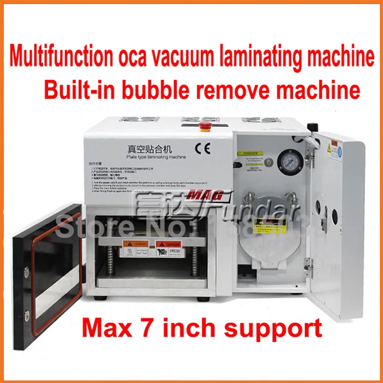 

Factory Supply Brand Ko Mag A+ high quality Upgrade 5 in 1 OCA Vacuum Laminating Machine with bubble remover for LCD repairing