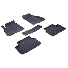 Резиновые коврики для Opel Insignia 2008- с высокими бортиками(Seintex 83334