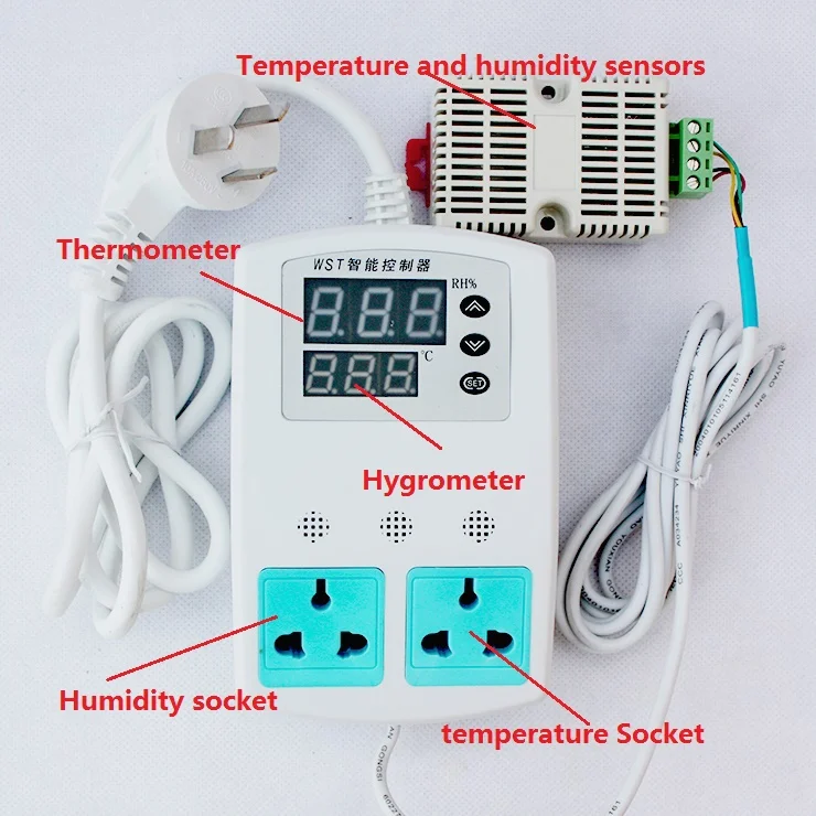 Plug-n-play controlador de temperatura e umidade inteligente,