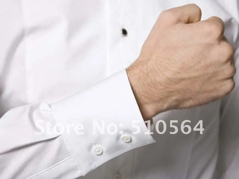 Wholesale Free shipping 100% Cotton Wedding dress shirt Custom Made Tuxedo shirt Groom Bridegroom Shirt