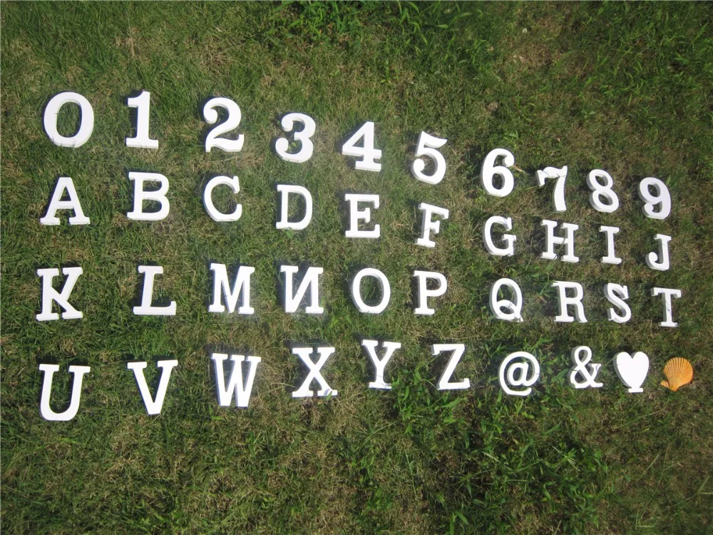 Свадебные украшения Креативные 3D настенные наклейки буквы искусственного