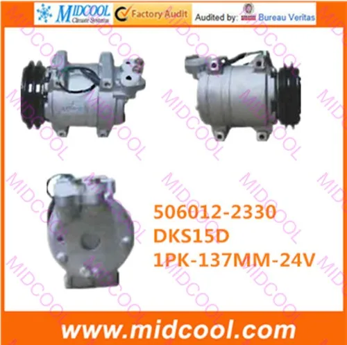 

HIGH QUALITY AUTO AC COMPRESSOR DKS15D 1PK 137MM FOR 506012-2330 5060122330
