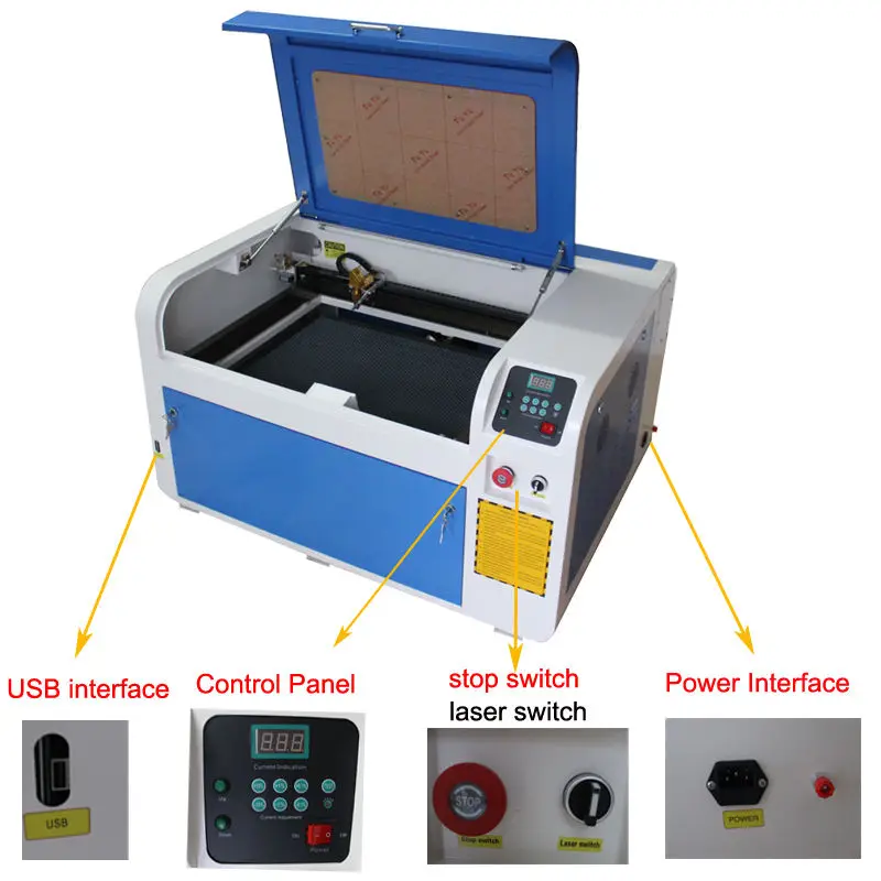CO2 Laser Cutting 2016 High Quality & Speed 50W Engraving