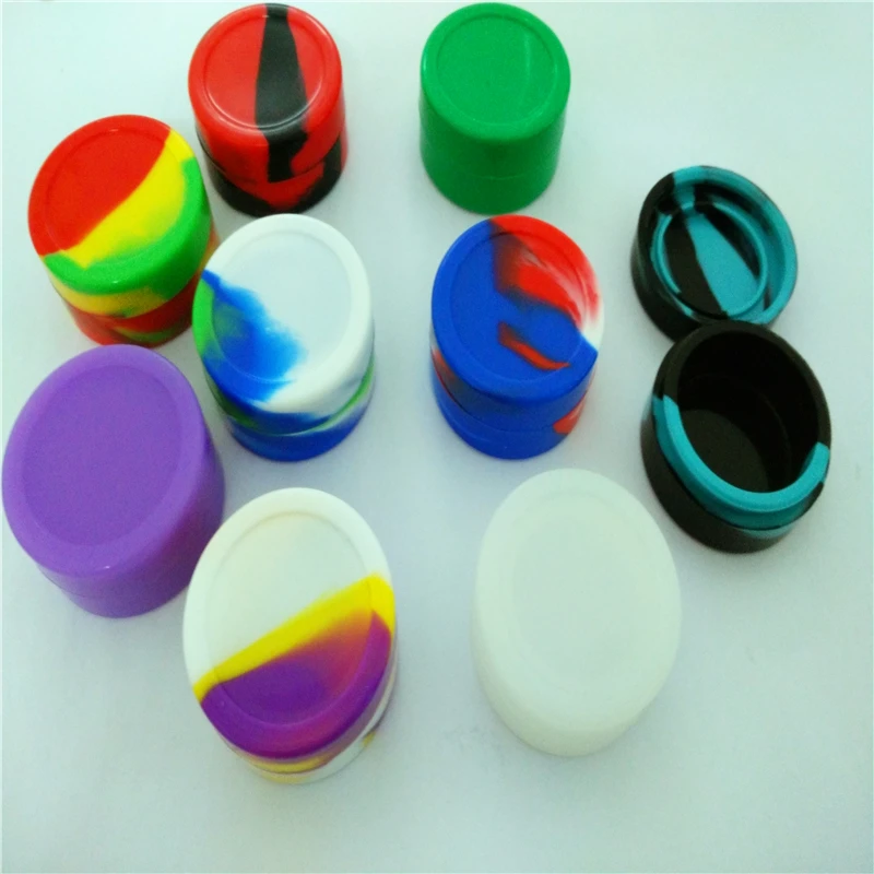 Silicone Wax Oil Container 22ml 55*30mm Silicone Jars Dab Wax Vaporizer